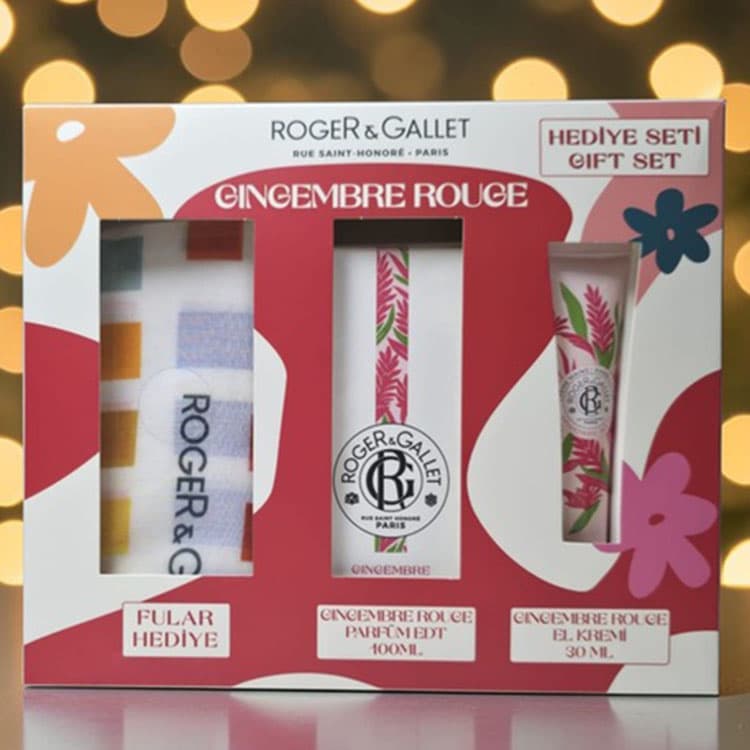 Roger & Gallet Gingembre Rouge Hediye Seti (Fular Hediyeli) — görsel 6