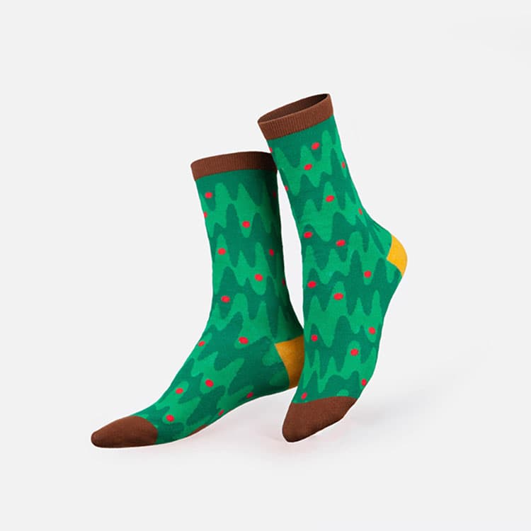 Eat My Socks Xmas Tree Yetişkin Tasarım Çorap — görsel 3