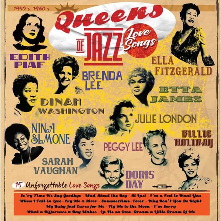 Queens Of Jazz - Love Songs - Plak — görsel 3