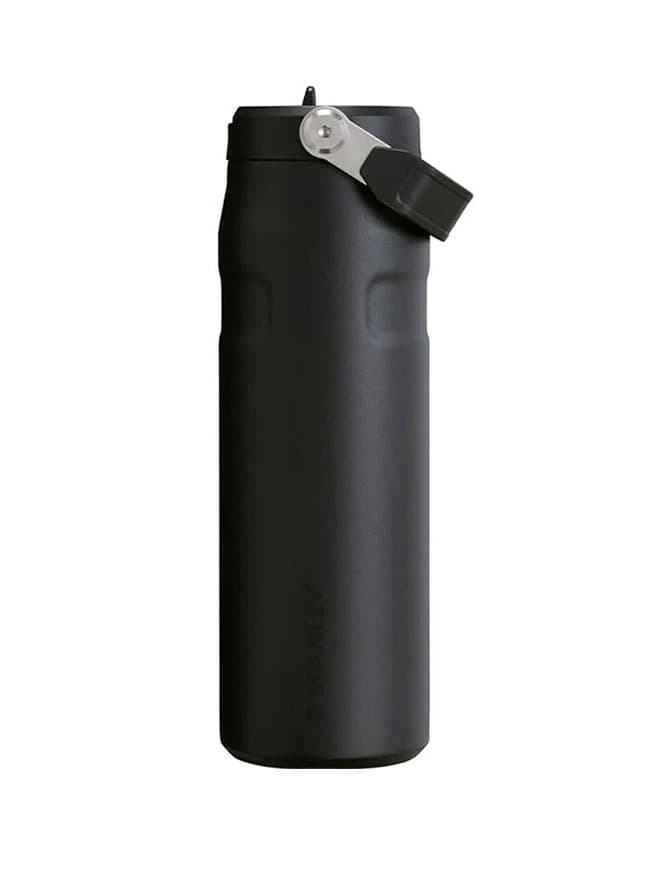 Stanley The IceFlow Flip Straw Pipetli Termos Bardak - Siyah (0,70 lt.)