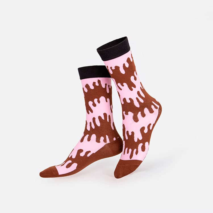 Eat My Socks Choco Cream Tasarım Yetişkin Çorap — görsel 3
