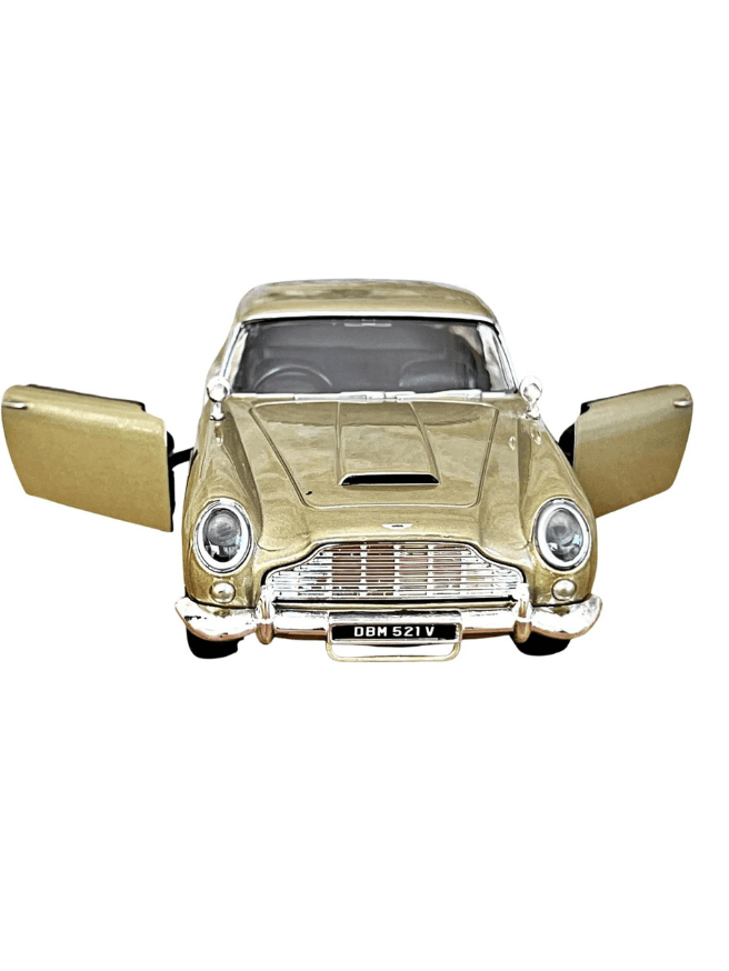 Diecast Metal Aston Martin DB5 Model Araba (1:24 | Kahverengi) — görsel 2