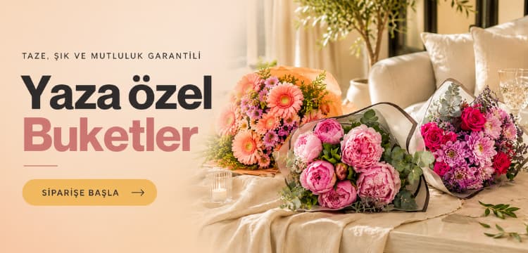 Yaza Özel Çiçek Buketleri
