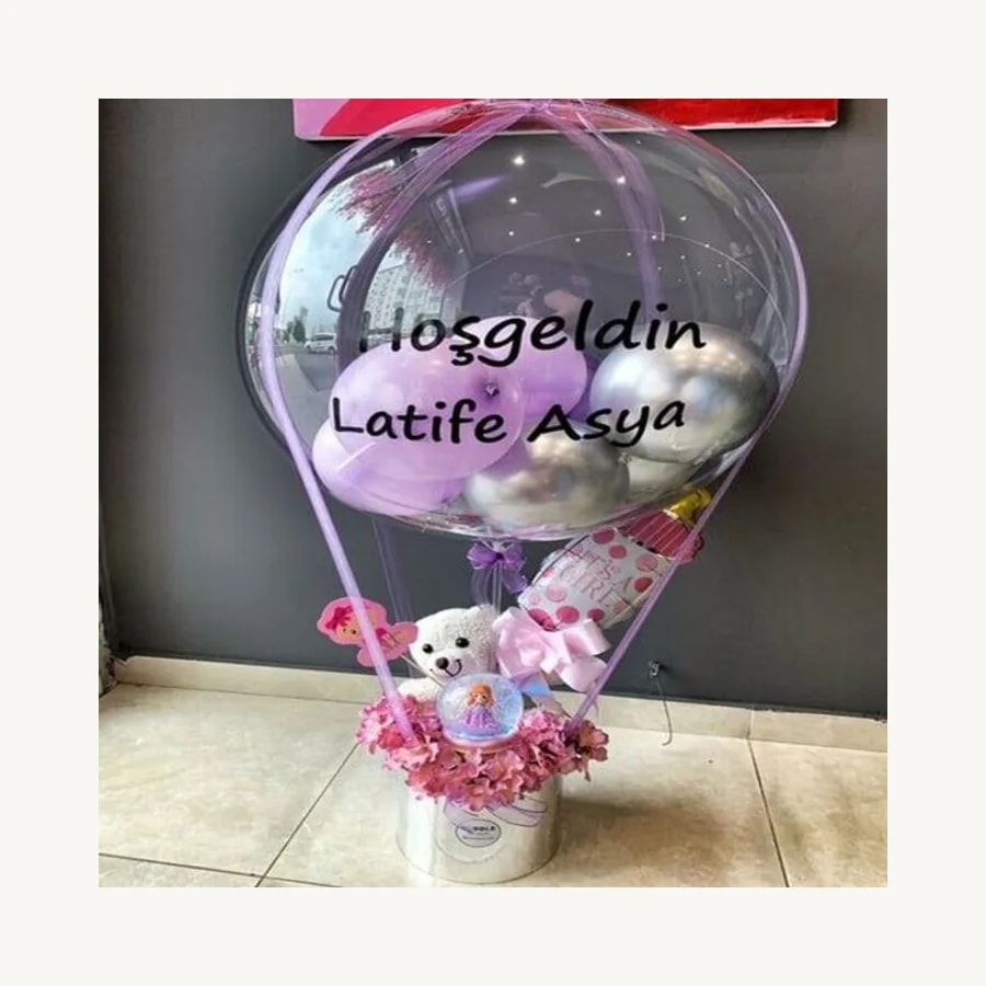 Kız Bebek Balon Kutusu