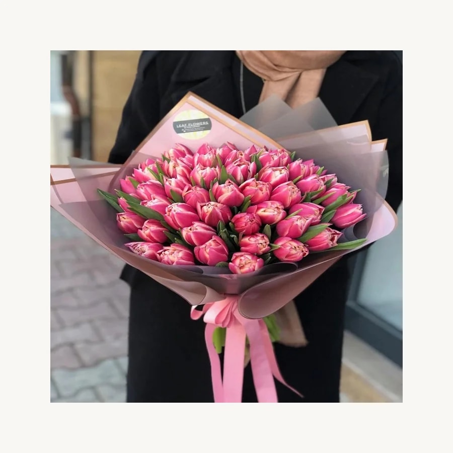 Pembe Laleler Buketi